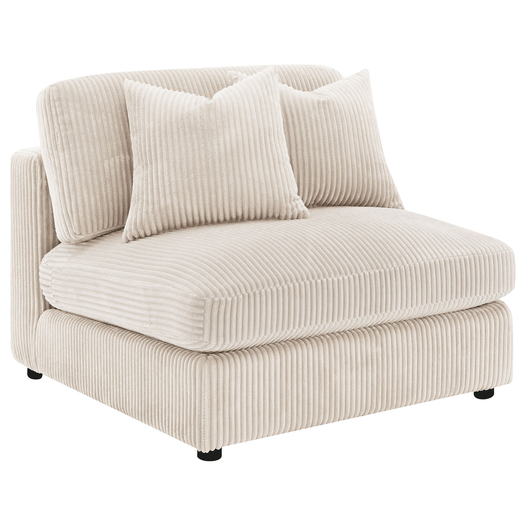 Blaine Upholstered Armless Chair Sand - What&