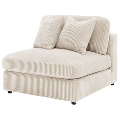 Blaine Upholstered Armless Chair Sand - What&