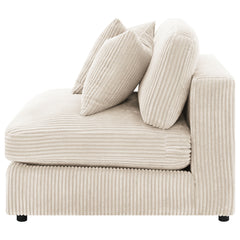 Blaine Upholstered Armless Chair Sand - What&