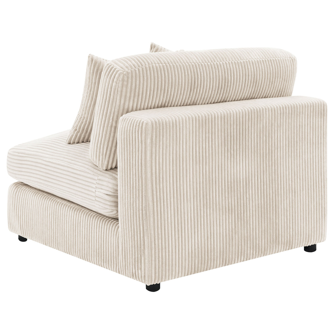 Blaine Upholstered Armless Chair Sand - What&