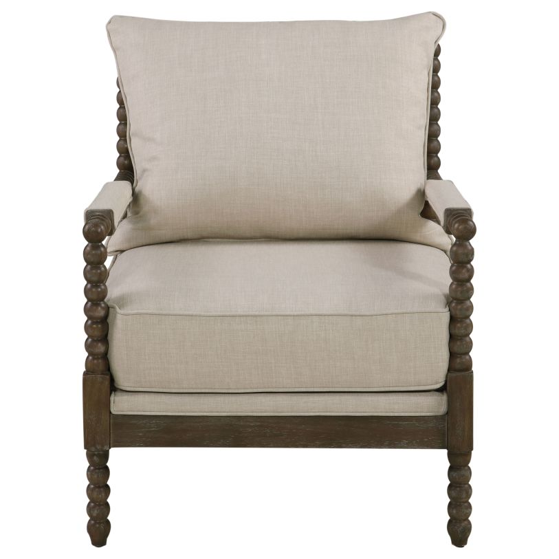 Blanchett Accent Chair in Beige - accent chair by Coaster - Whats New Furniture Portland OR