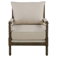 Blanchett Accent Chair in Beige - accent chair by Coaster - Whats New Furniture Portland OR