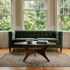 Blaze Coffee Table - fabric detail - mid-century modern coffee tables - Whats New Furniture Portland OR
