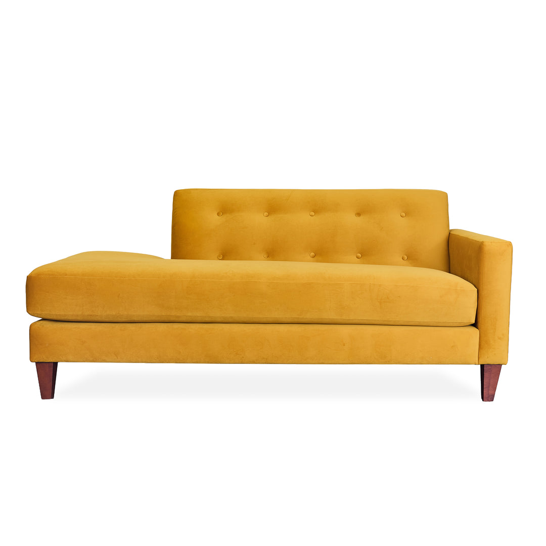 Blazer Chaise Lounge in fabric configuration shot - mid-century chaise lounge by Stanton - Whats New Furniture Portland OR
