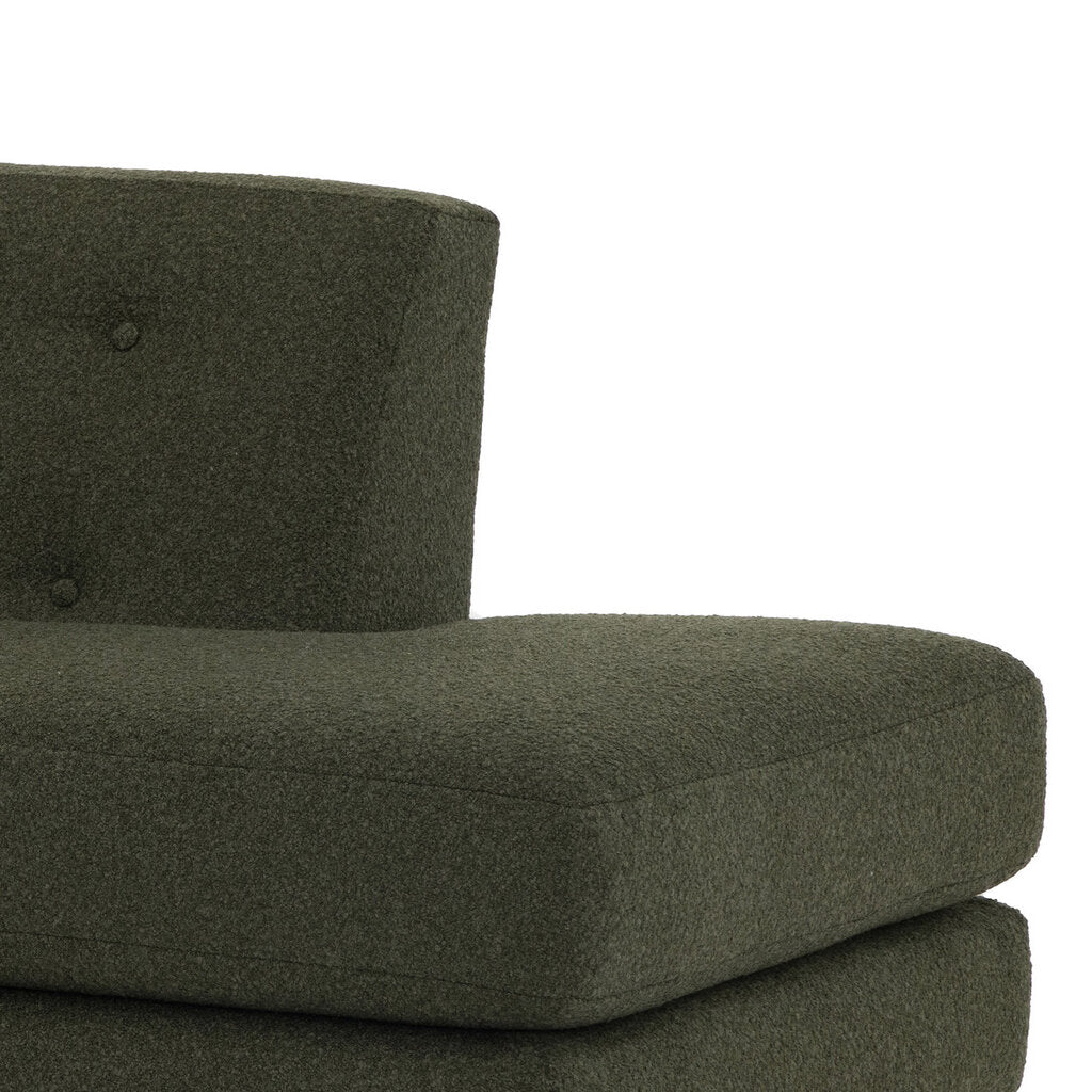 Blazer Chaise Lounge in fabric top-down view - mid-century chaise lounge by Stanton - Whats New Furniture Portland OR