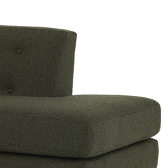 Blazer Chaise Lounge in fabric top-down view - mid-century chaise lounge by Stanton - Whats New Furniture Portland OR