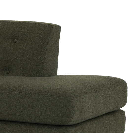 Blazer Chaise Lounge in fabric top-down view - mid-century chaise lounge by Stanton - Whats New Furniture Portland OR