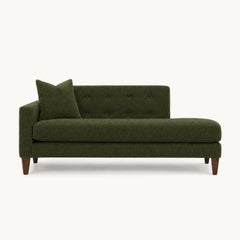 Blazer Chaise Lounge in Lush Spinach, left-hand facing - studio front view - Stanton - Whats New Furniture Portland OR