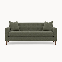 Blazer Loft Sofa in Couture Herb - studio front view - Stanton - Whats New Furniture Portland OR