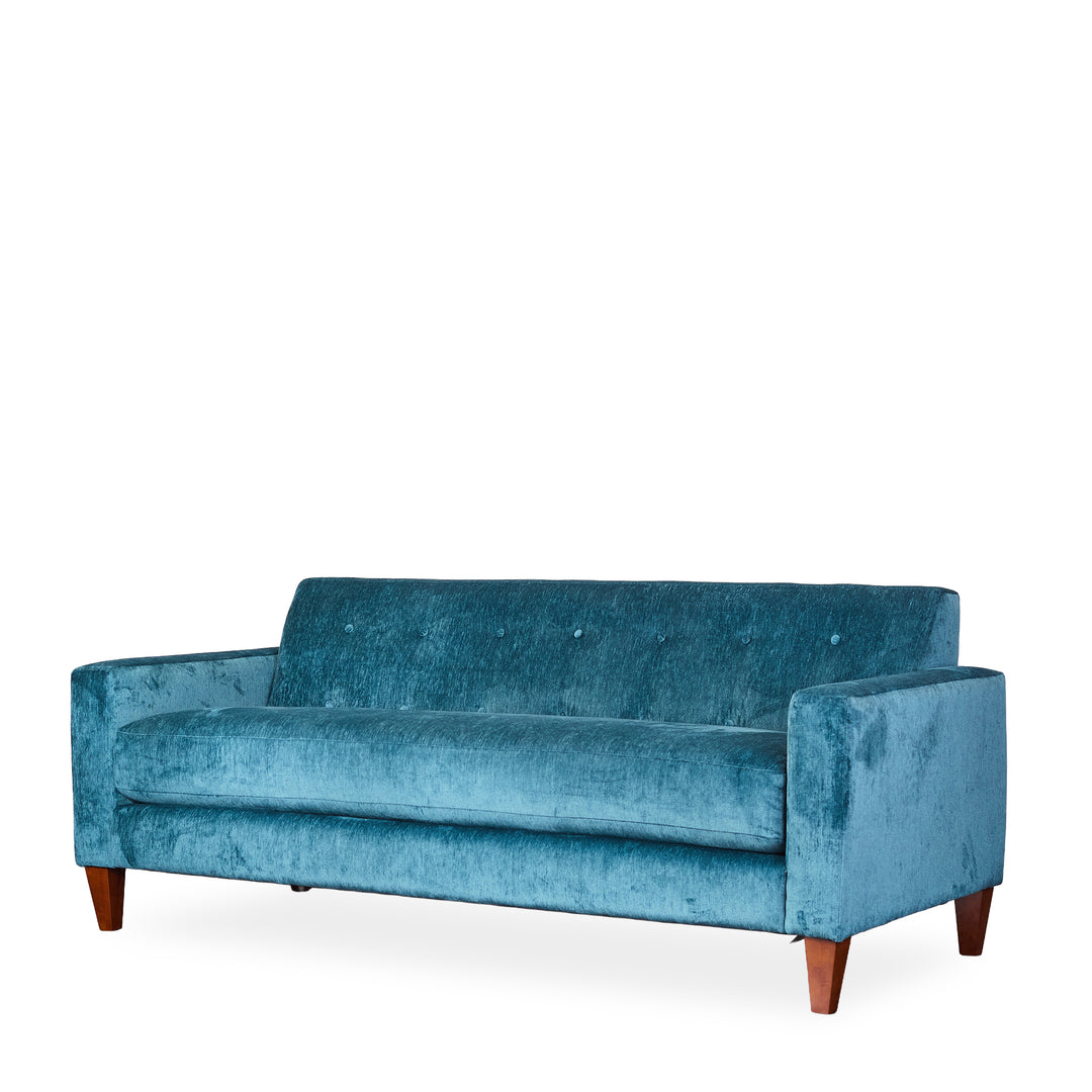 Blazer Loft Sofa in fabric side angle - loft-scale sofa by Stanton - Whats New Furniture Portland OR