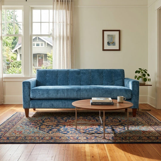 Blazer Loft Sofa in Lush Spinach view 21 - loft-scale sofa by Stanton - Whats New Furniture Portland OR