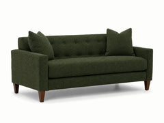 Blazer Loft Sofa in Rio Spinach - studio three-quarter view - Stanton - Whats New Furniture Portland OR