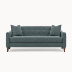 Blazer Loft Sofa in Tribute Seamist - studio front view - Stanton - Whats New Furniture Portland OR