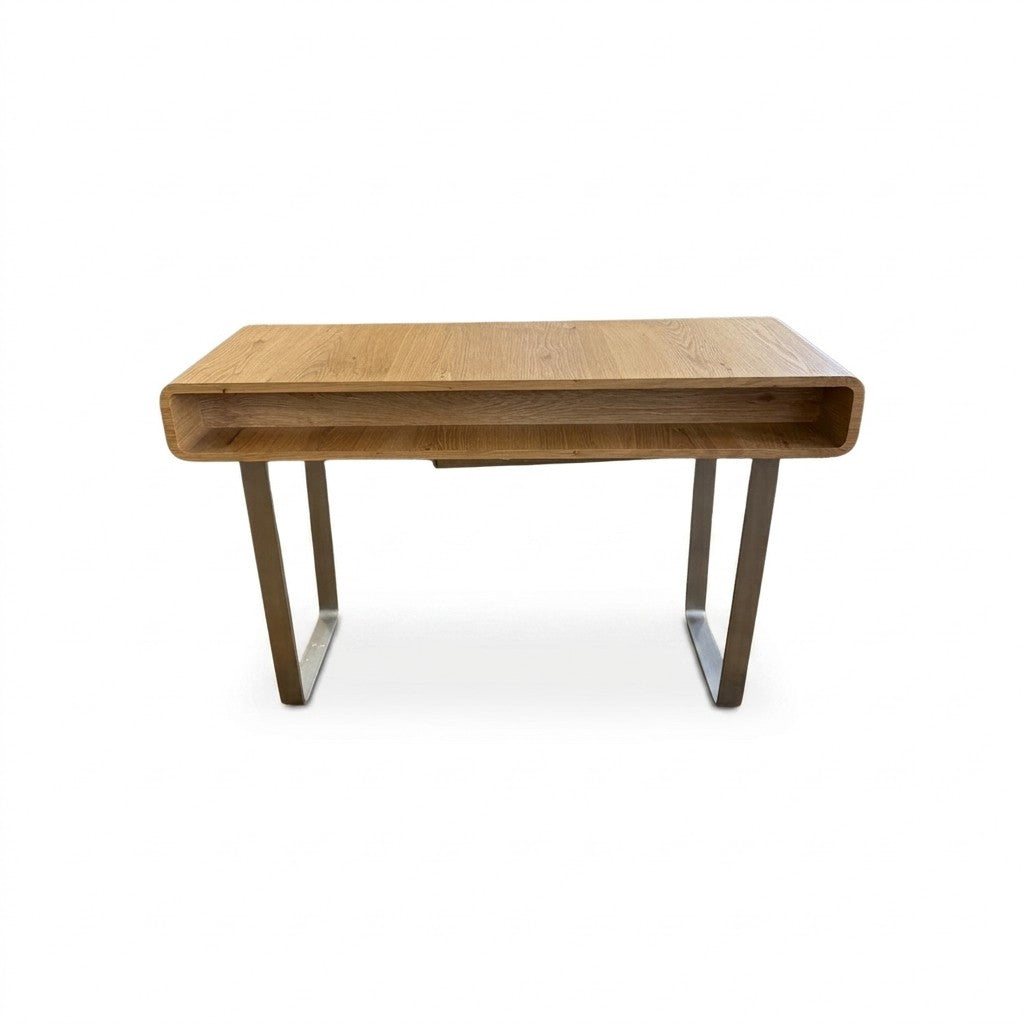 Blonde Oak Console Table - view 2