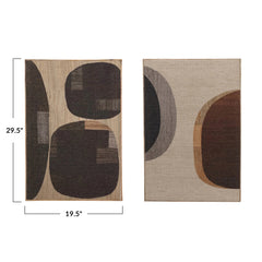 Framed Fabric Wall Decor, 2 Styles