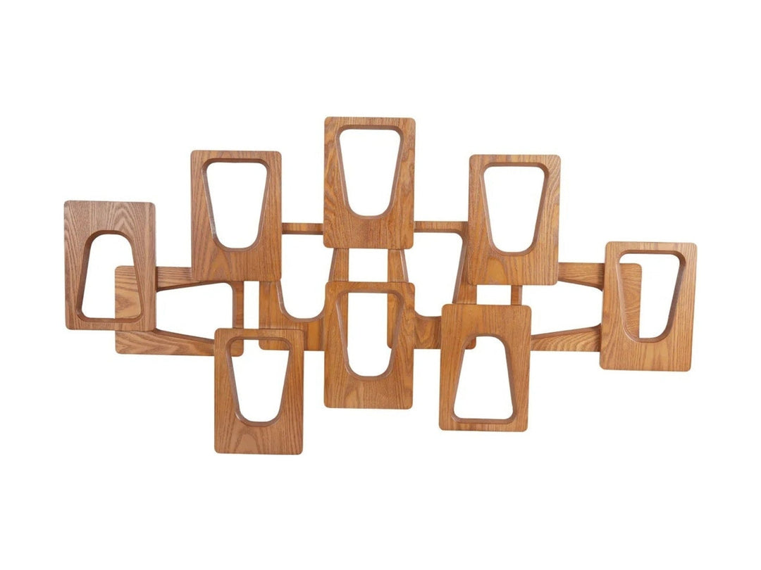 MDF Mid-Century Modern Wall Decor (Hangs Vertically)