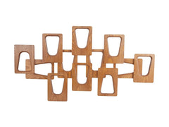 MDF Mid-Century Modern Wall Decor (Hangs Vertically) - Whats New Furniture Portland OR