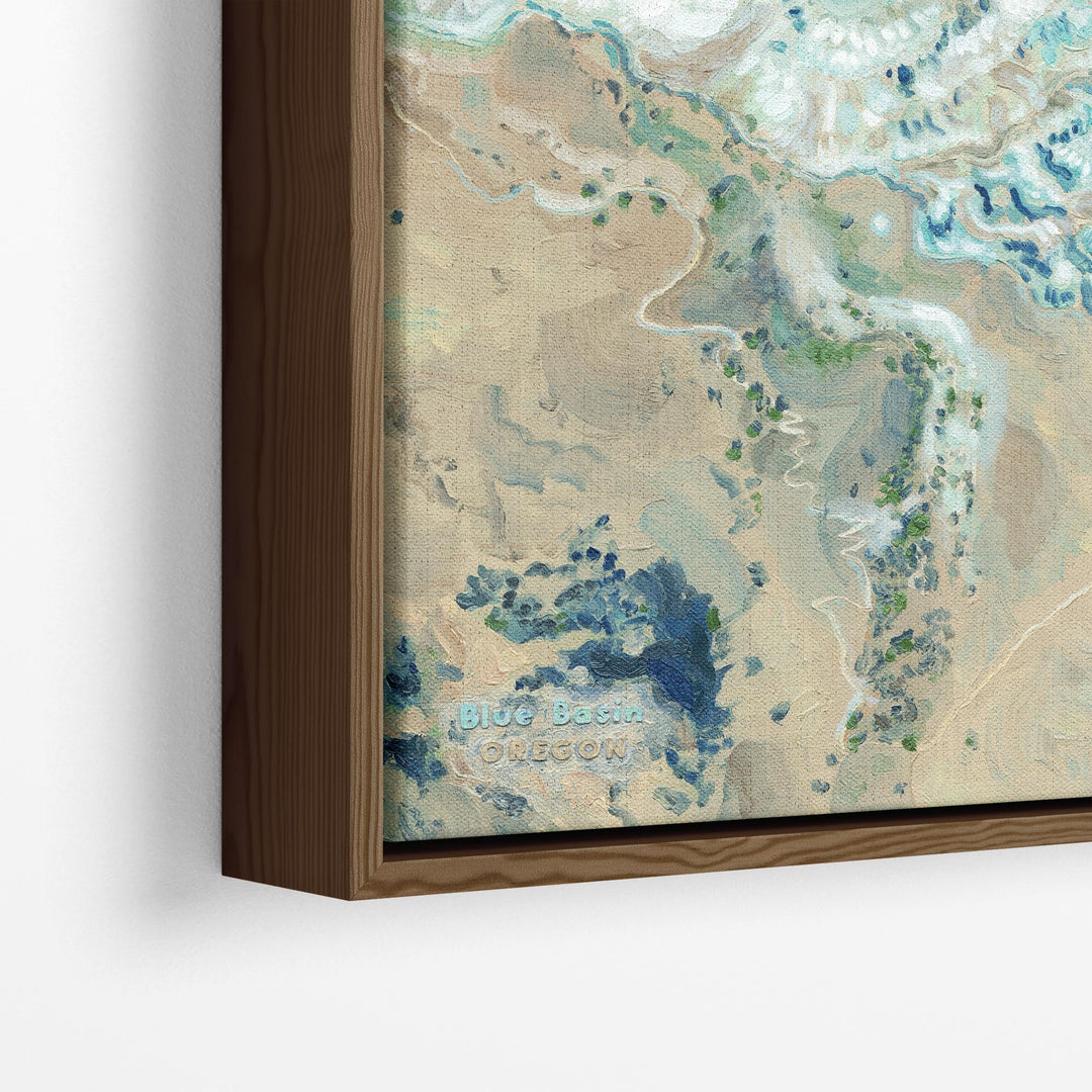Blue Basin, Oregon Fine Art Print by Olivia Serrill