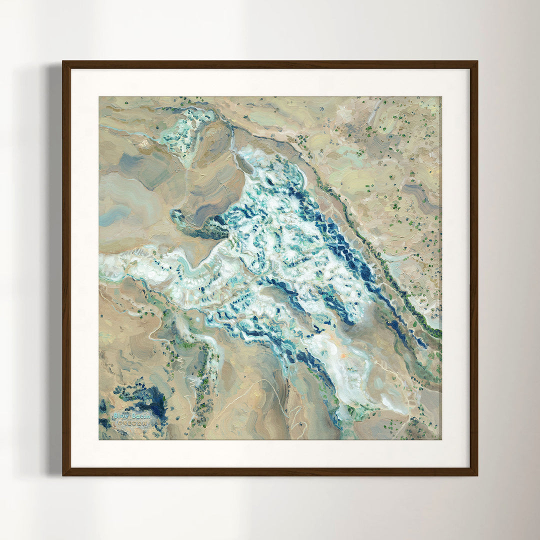 Blue Basin, Oregon Fine Art Print by Olivia Serrill