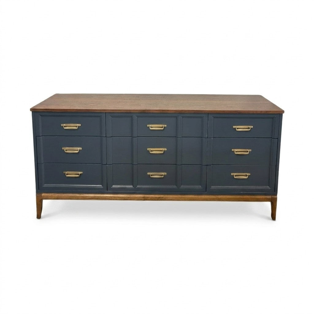 Blue Mid-Century Dresser - view 2
