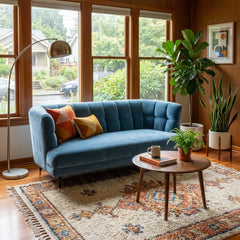 Blue Cuddle Loveseat - view 5