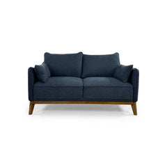 Blue Mid-Century Sofa - view 2