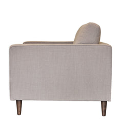 Boca Armchair in Sand back view - mid-century woven armchair by Unique Furniture - Whats New Furniture Portland OR