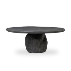 Bomba Coffee Table Textured Black Concrete