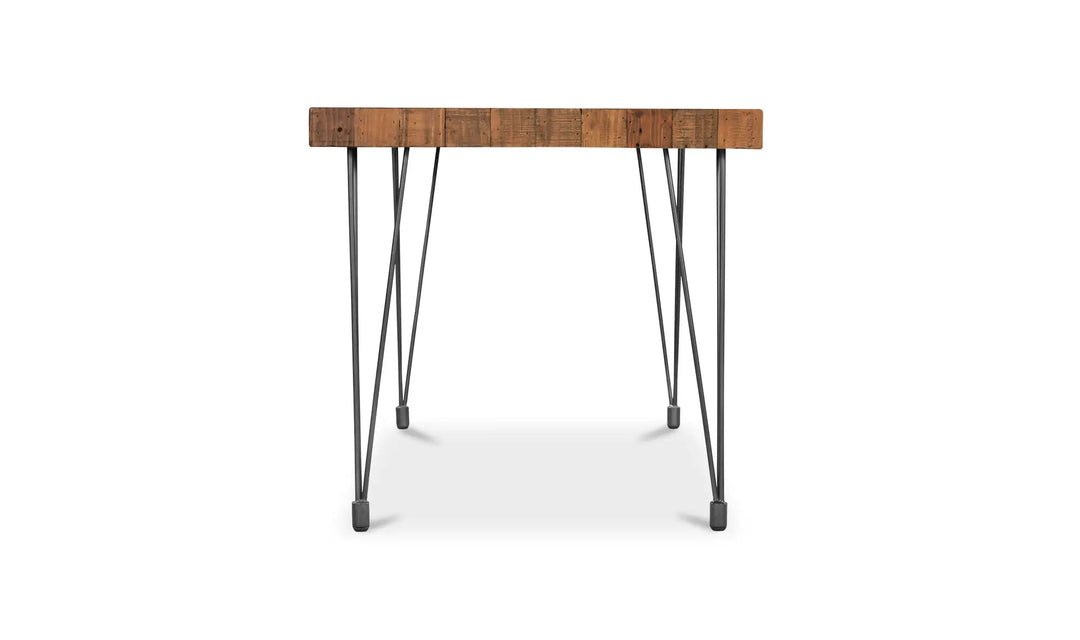 Boneta Small Dining Table in Natural alternate side view - small dining table by Moe&
