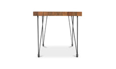 Boneta Small Dining Table in Natural alternate side view - small dining table by Moe&