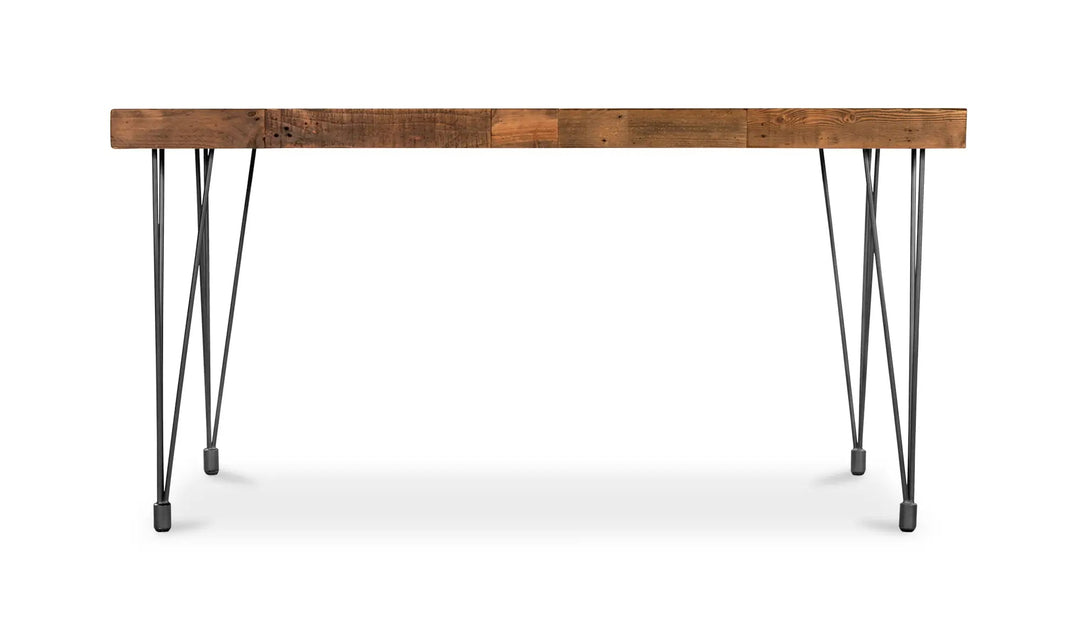 Boneta Small Dining Table in Natural side view - small dining table by Moe&