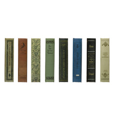 Decorative Book Storage Box 8 Styles - row of book-spine style options - Creative Co-Op - What&