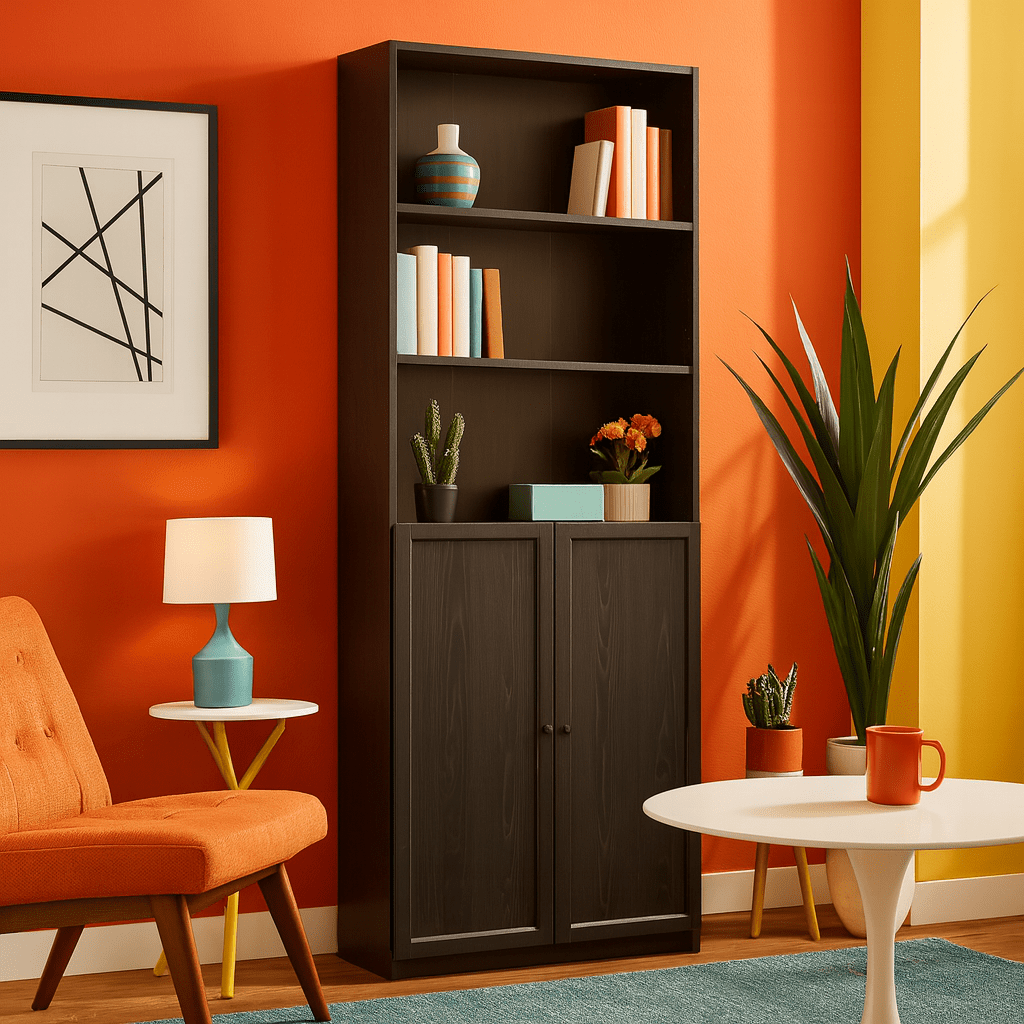 Bookcase w/Cabinet detail view 5 - Whats New Furniture - Portland, Oregon