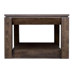 Bradley Coffee Table in Mocha Nutmeg alternate side view - rectangular coffee table by LH Imports - Whats New Furniture Portland OR