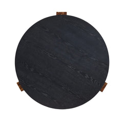 Breenmore Table in Black/Natural top-down view - coffee and end table set by Ashley - Whats New Furniture Portland OR
