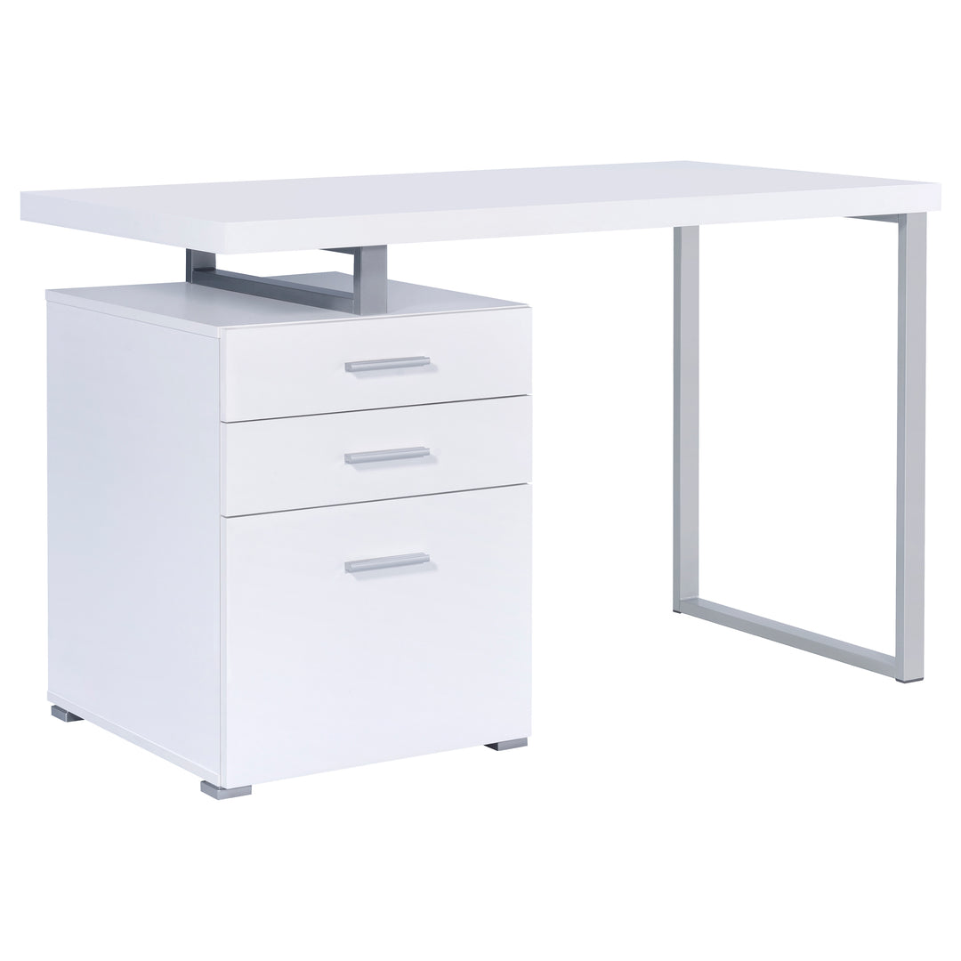 Brennan 47-inch 3-drawer Office Computer Desk White - What&