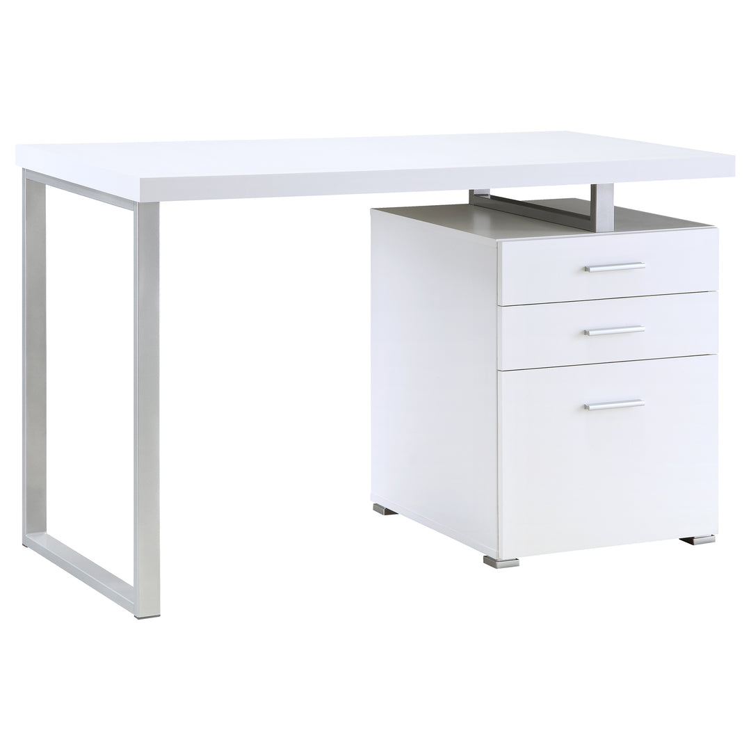 Brennan 47-inch 3-drawer Office Computer Desk White - What&