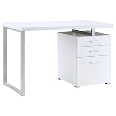 Brennan 47-inch 3-drawer Office Computer Desk White - What&