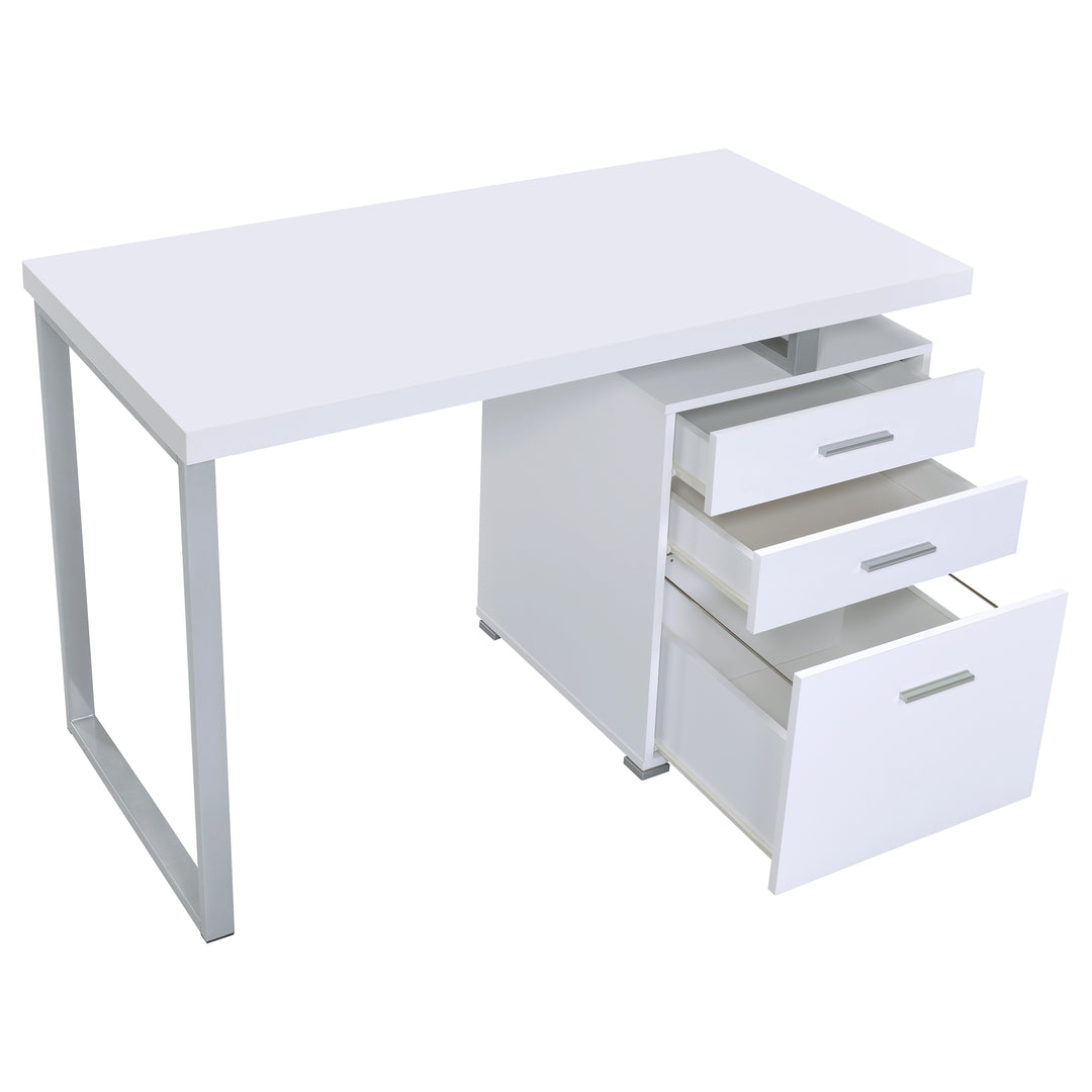Brennan 47-inch 3-drawer Office Computer Desk White - What&