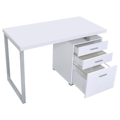 Brennan 47-inch 3-drawer Office Computer Desk White - What&