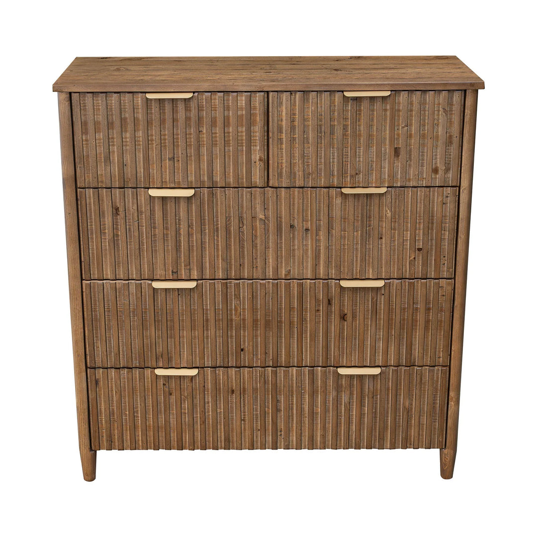 Britanica 5 Drawer Chest in Brown - five drawer chest by LH Imports - Whats New Furniture Portland OR