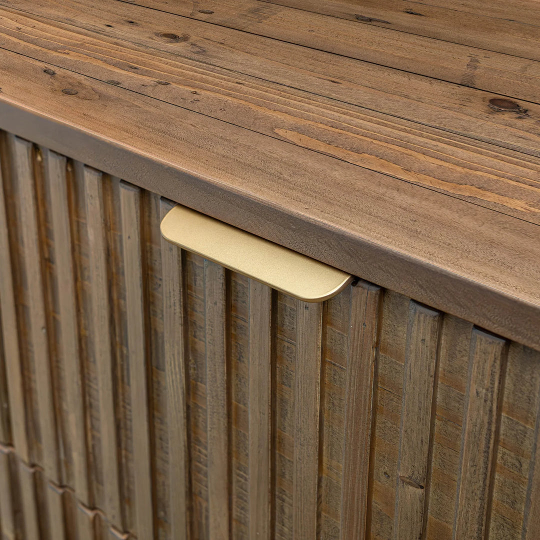 Britanica 5 Drawer Chest in Brown top detail - five drawer chest by LH Imports - Whats New Furniture Portland OR