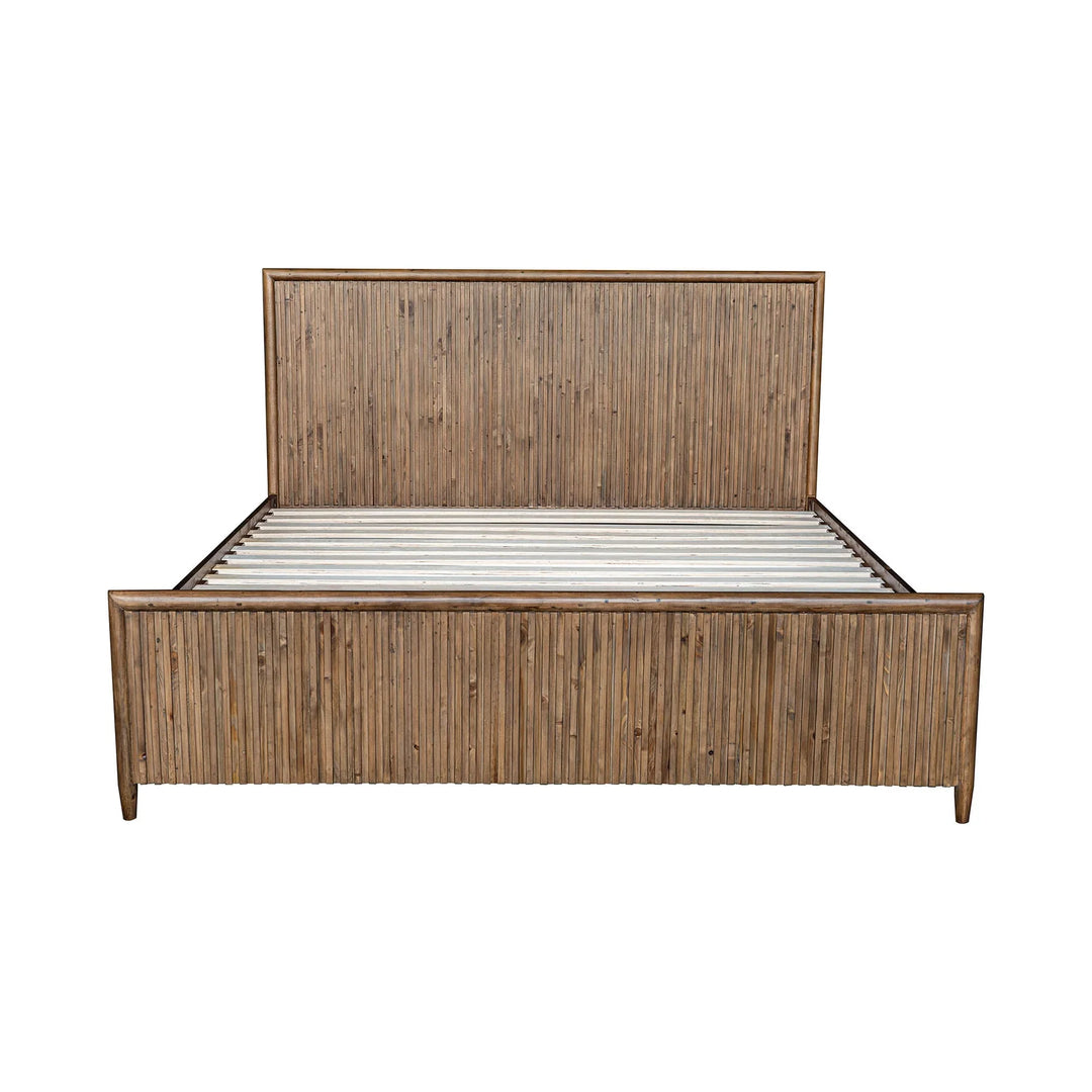 Britanica King Bed Frame in Brown - king bed frame by LH Imports - Whats New Furniture Portland OR