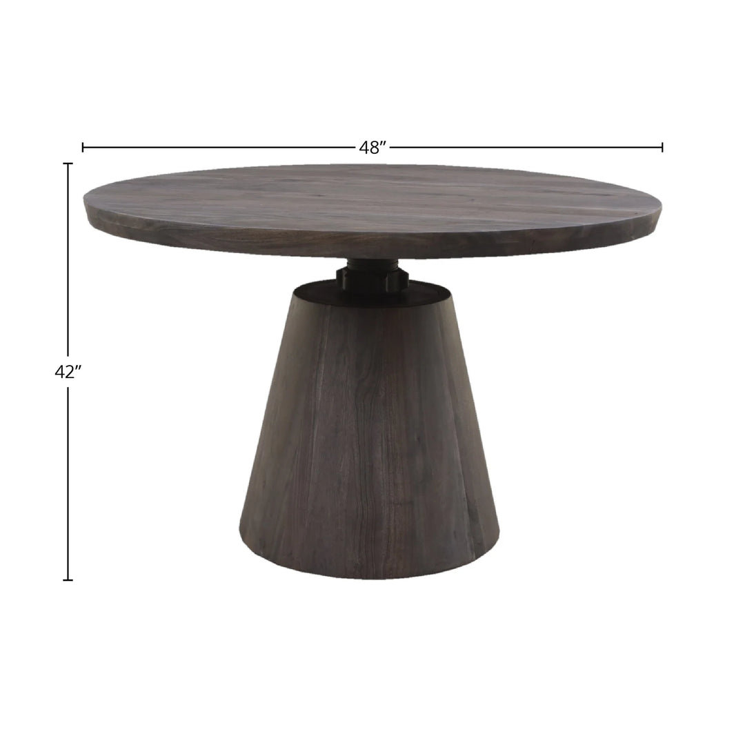Bronx Bistro Crank Table detail view 10 - Whats New Furniture - Portland, Oregon