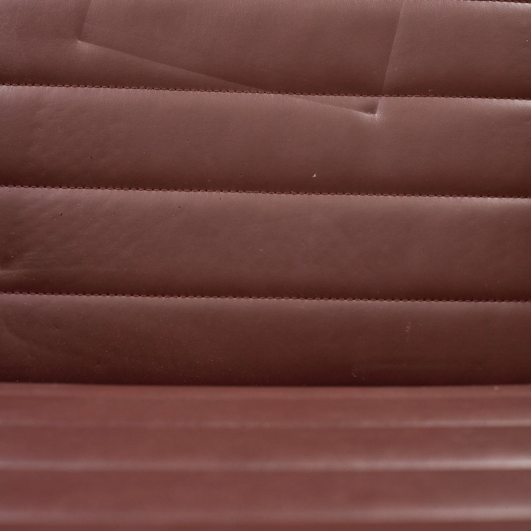 Leather Rolling Chair detail view 5 - Whats New Furniture - Portland, Oregon