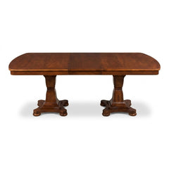 Brown Mid-Century Extendable Table - consignment furniture Portland