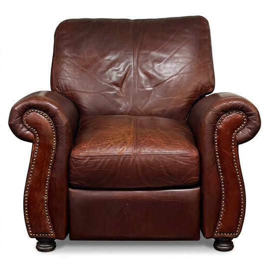 Leather Recliner - consignment furniture Portland