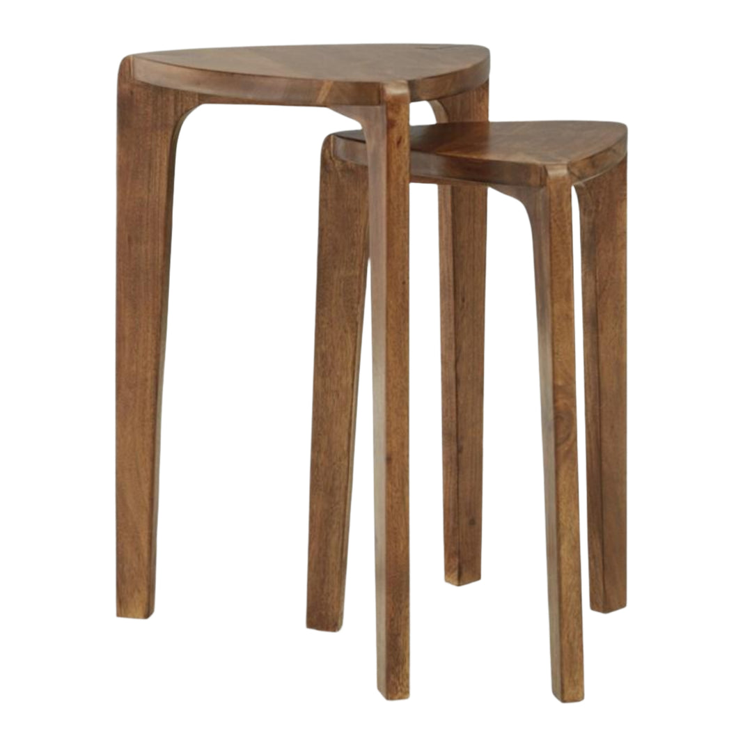 Brynnleigh Nesting Table in brown - 2-piece nesting table set by Ashley - Whats New Furniture Portland OR