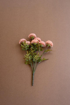 Bundle of 7 Faux Light Pink Ball Dahlias — What&