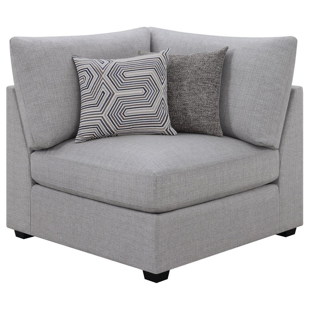 Cambria 4-piece Upholstered Modular Sectional Sofa Grey - What&
